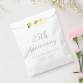 25周年記念紙パーティー好意バッグ フェイバーバッグ (封をした状態)