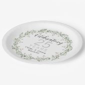 25周年記念紙プレート ペーパープレート (アングル)