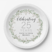 25周年記念紙プレート ペーパープレート (正面)