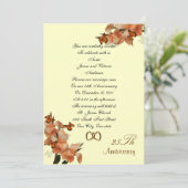 25周年記念結婚の更新 招待状 (スタンド正面)