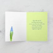 25周年記念結婚の水彩美容器 カード (内部)