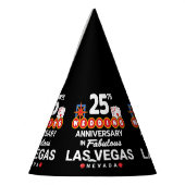 25周年記念結婚カップルのラスベガス旅行 パーティーハット (左)
