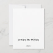 25周年記念結婚グリーティングカード – おもしろい シーズンカード (裏面)