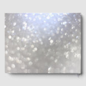 25周年記念結婚シルバー《写真》ぼけ味タイポグラフィ ゲストブック (裏面)