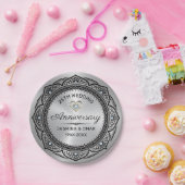 25周年記念結婚テンプレートイスラムデザインd ペーパープレート (パーティー)