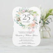 25周年記念結婚バラグリーンリーガーランド 招待状 (スタンド正面)