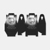 25周年記念結婚パーティーシルバーディスコボール フェイバーボックス (折り畳みなし)