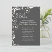 25周年記念結婚パーティー招待状 招待状 (スタンド正面)