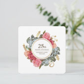 25周年記念結婚パーティー招待状 招待状 (スタンド正面)