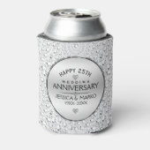 25周年記念結婚ホワイトダイヤモンド&シルバー 缶クーラー (缶裏面)