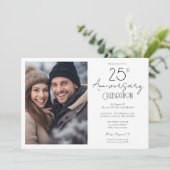 25周年記念結婚写真独身の 招待状 (スタンド正面)