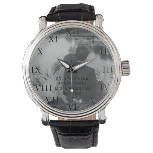 25周年記念結婚写真第50モダン回目 腕時計