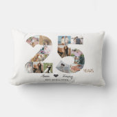 25周年記念結婚写真 ランバークッション (正面)