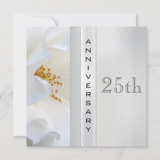 25周年記念結婚式招待状 招待状 (正面)