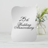 25周年記念結婚式招待状 招待状 (スタンド正面)