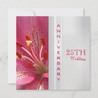 25周年記念結婚式招待状 招待状