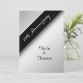 25周年記念結婚式招待状 招待状 (スタンド正面)