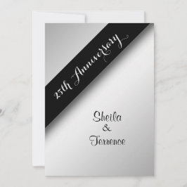 25周年記念結婚式招待状 招待状