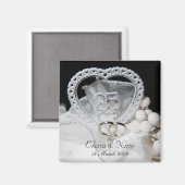 25周年記念結婚磁石 マグネット (正面/裏面)