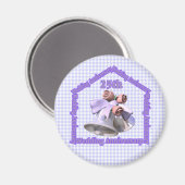 25周年記念結婚贈り マグネット (正面/裏面)