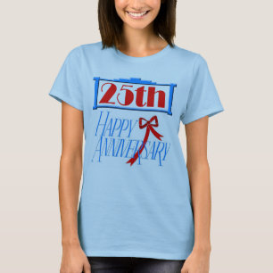 25周年記念結婚贈り Tシャツ