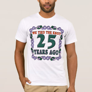 25周年記念結婚贈り Tシャツ