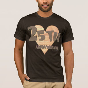 25周年記念結婚贈り Tシャツ