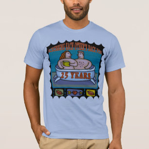 25周年記念結婚贈り Tシャツ