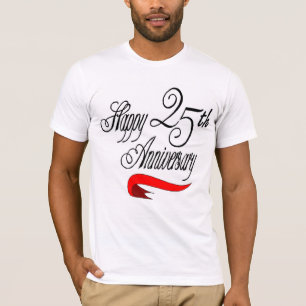 25周年記念結婚贈り Tシャツ