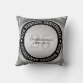 25周年記念結婚金銀&ブラック クッション (裏面)