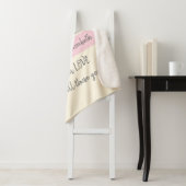 25周年記念結婚銀とピンク シェルパブランケット (インサイチュ)