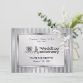 25周年記念結婚 – シルバー セーブザデート (スタンド正面)