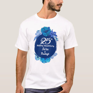 25周年記念結婚Tシャツ Tシャツ