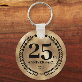 25周年記念金ゴールド キーホルダー