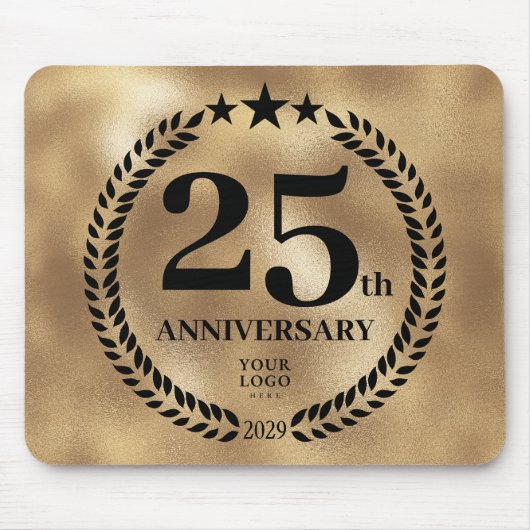 25周年記念金ゴールド マウスパッド (正面)