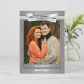 25周年記念銀婚式の写真 招待状 (スタンド正面)