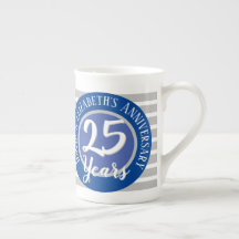 25周年記念骨中国マグカップ