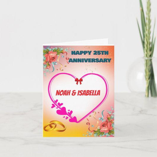 25周年記念 カード (正面)
