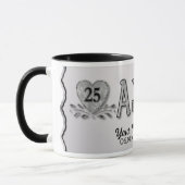 25周年記念 – シルバーカスタマイズ- マグカップ (左)