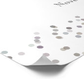 25周年記念 シルバースターダスト ウェルカムサイン ポスター (角)