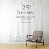 25周年記念 シルバーハート フォトブース 背景シート タペストリー (インサイチュ)