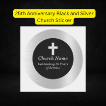 25周年記念 ブラック＆シルバー教会記念品 