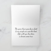 **25周年記念「夢来真」 カード (内部)