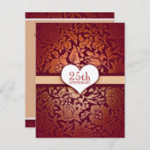 25周年記念 招待状 (正面/裏面)