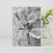 25周年記念 2020 おしゃれなシルバー セーブザデート (スタンド正面)