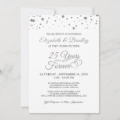 25周年記念 25年間の永遠の写真 招待状 (裏面)