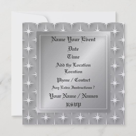 25周年記念 - SRF 招待状 (裏面)