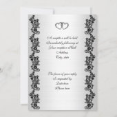 25周年誓約更新 黒枠 招待状 (裏面)