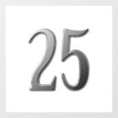 25周年誕生日記念 ウィンドウサイン (シート)