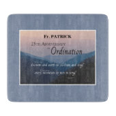 25周年調整のパーソナライズおめでとう カッティングボード (正面)